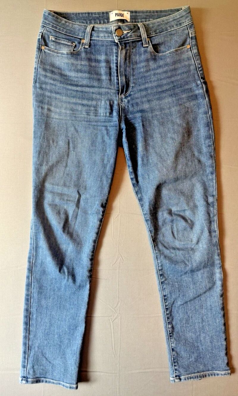Women's Paige Hoxton Slim Ankle Jeans Medium Wash Size 30